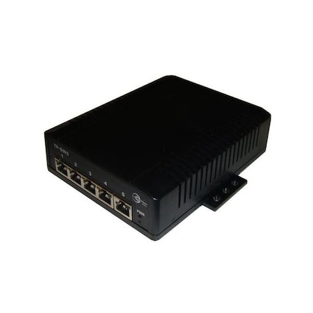 Tycon Systems PoE Sw, 12-56V 5xPort, GigE Pasv, Vin=Vout TP-SW5G-NC